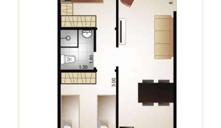 Apartamento à venda, 45 m² por R$ 270.000,00 - Vila Tolstoi - São Paulo/SP