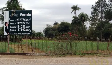 Terreno à venda na Estrada da Ilha, 1741, Pirabeiraba, Joinville por R$ 17.151.240