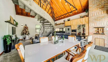Casa em condomínio fechado com 3 quartos à venda na Fazenda, 993, Rio Bonito (Pirabeiraba), Joinville por R$ 2.800.000