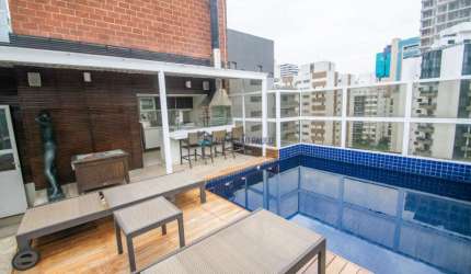 Apartamento de Cobertura Duplex|Moema|Piscina|3 Quatos|5 Vagas