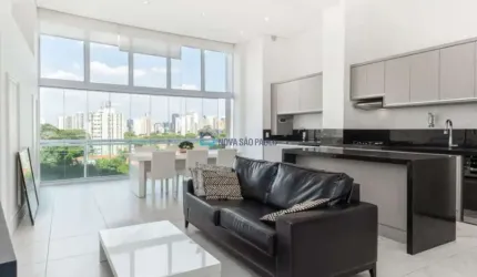 Apartamento 1 Dormitório, 1 Suíte, 2 Vagas,  85m² - Brooklin