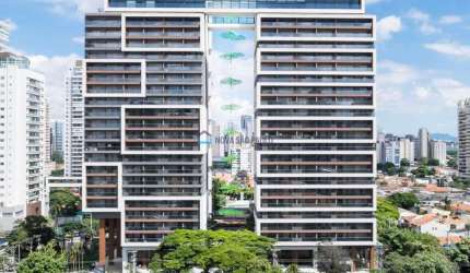 Apartamento - Brooklin Paulista com 43m² - 1 Dormitório, 1 Vaga