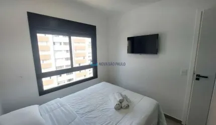 Apartamento com 2 quartos para alugar na Avenida Agami, --, Indianópolis, São Paulo, 37 m2 por R$ 4.000