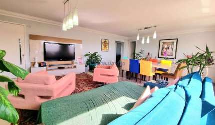 Apartamento 135 m² 03 dormitórios 01 suíte 02 vagas - Moema