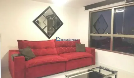 Locação. Apartamento  70M2, Mobiliado. 2 quartos, 1 suite. 1 Vaga