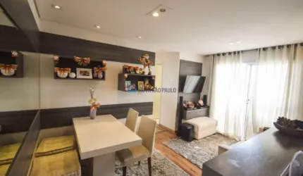 Apartamento seminovo impecável Varanda Envidraçada, planejado 1.300m do metrô Sacomã