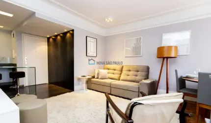 70 m² na Vila Olimpia- alugado por R$5.200,00 o pacote - Oportunidade - mobiliado - com renda