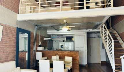 Studio mobiliado 79,54 m² no Itaim Bibi