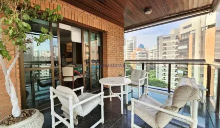 Apartamento com 340m² 4 Quartos e 4 Vagas à Venda em Moema - Pássaros.