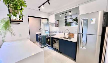 Casa nova-101m2 em condomínio fechado à venda na Saúde - 3 suítes, 2 vagas+depóstio, varanda+rooftop