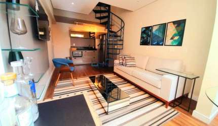 Duplex 52m² 01 suíte 01 vaga na Vila Olímpia