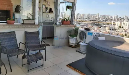 Cobertura Duplex 212m² impecável, terraço Gourmet Enorme, 2 vagas!5 min a pé ao Museu Ipiranga