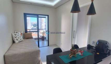 Studio de 34m², com vaga de garagem, Chácara Santo Antônio
