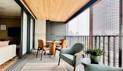Studio com 49,41m² em Vila Nova Conceição, pronto para morar.