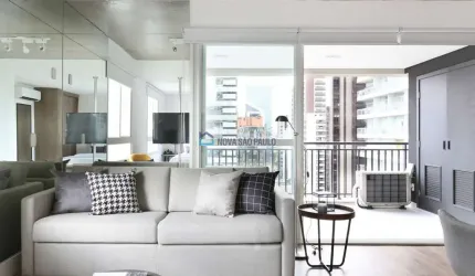 Apartamento em Cidade Monções com 62,17m² - 1 Dormitório - 1 Vaga