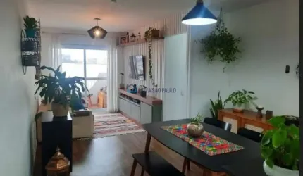 Apartamento com 2 dormitórios; 2 banheiros; 1 vaga - 65m² - a 400 metros do Metrô Santos Imigrantes