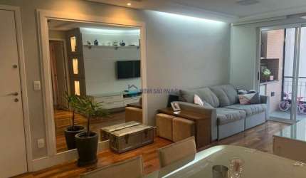 Apartamento 3 Dormitórios-1suíte-2 vagas 85m2 -Varanda com Churrasqueira - Vila Gumercindo