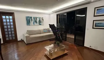 Apartamento VL Monumento com 109m², 2 vagas fixas, depósito, lazer, rua arborizada e tranquila.