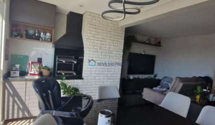 Apartamento pertinho do metrô Saúde com varanda gourmet e 2 vagas de garagem!