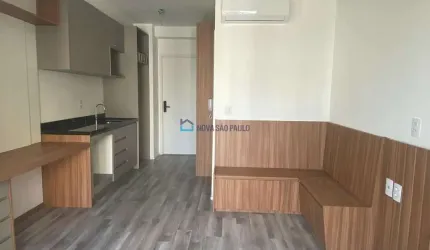 Studio na Vila Nova Conceição| nunca habitado| Armários planejados| 25 m²