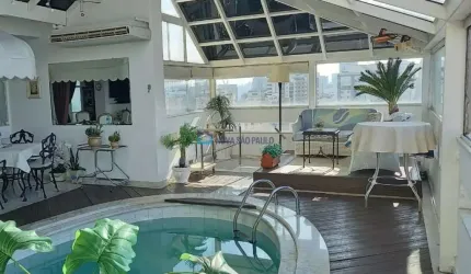 Campo Belo / Cobertura Penthouse / 02 suítes / 300 metros