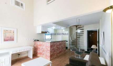 Flat|Venda|Moema|60 m²|1 dormitório|1 vaga|varanda