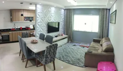 sobrados 3 dormitórios  sendo 1 suite 2 vagas