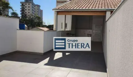 Cobertura com 3 dormitórios à venda, 163 m² por R$ 850.000,00 - Campestre - Santo André/SP