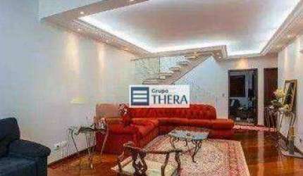 Sobrado com 3 dormitórios para alugar, 307 m² por R$ 6.013,00/mês - Casa Branca - Santo André/SP