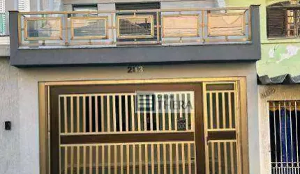 Sobrado com 3 dormitórios à venda, 192 m² por R$ 893.000,00 - Vila Camilópolis - Santo André/SP