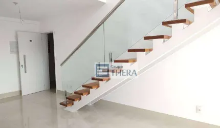 Cobertura com 2 dormitórios para alugar, 124 m² por R$ 5.934,60/mês - Jardim - Santo André/SP
