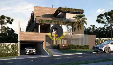 Casa alto padrão de 270m² 3 dormitórios à venda, bairro Santo Inácio, Curitiba /