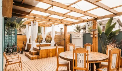 Casa com Jacuzzi e cinema para até 6 pessoas