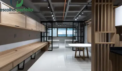 Sala Comercial Ampla com Lavabo e Copa