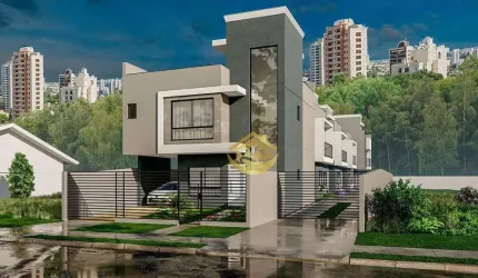Sobrado com 3 dormitórios à venda, 120 m² por R$ 670.000,00 - Uberaba - Curitiba/PR