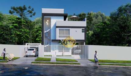 Sobrado com 3 dormitórios à venda por R$ 699.000,00 - Uberaba - Curitiba/PR