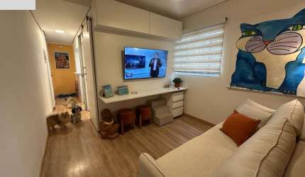 Apartamento com 1 quarto à venda na Rua Bassim Nagib Trabulsi, 107, Ponta da Praia, Santos, 47 m2 por R$ 405.000