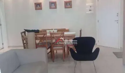 Apartamento com 2 dormitórios para alugar, 84 m² por R$ 5.500,02/mês - Marapé - Santos/SP