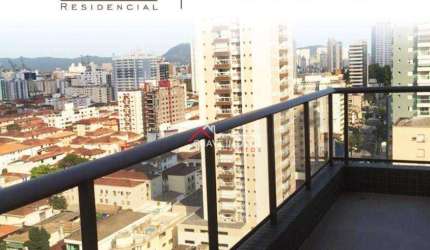 Apartamento com 3 dormitórios à venda, 210 m² por R$ 3.300.000,00 - Embaré - Santos/SP