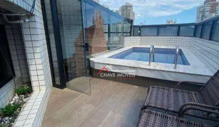 Cobertura com 4 dormitórios, 224 m² - venda por R$ 1.990.000,00 ou aluguel por R$ 13.090,00/mês - Ponta da Praia - Santos/SP