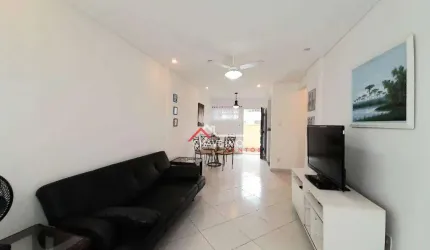 Apartamento com 1 dormitório para alugar, 51 m² por R$ 3.000,02/mês - Aparecida - Santos/SP