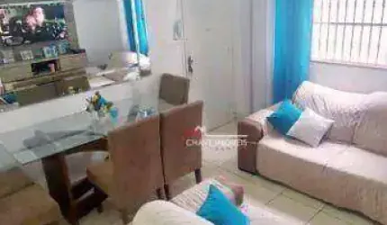 Apartamento com 2 dormitórios à venda, 73 m² por R$ 370.000,00 - Aparecida - Santos/SP