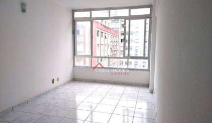APARTAMENTO COM 50 M2, 1 DORMITÓRIO, A 50 M DA PRAIA, NA APARECIDA - SANTOS/SP