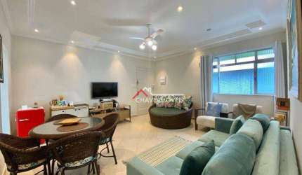 Apartamento com 2 dormitórios à venda, 86 m² por R$ 445.000,00 - Aparecida - Santos/SP