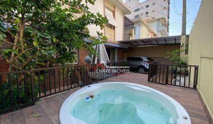 Casa com 3 dormitórios à venda, 145 m² por R$ 1.800.000,00 - Embaré - Santos/SP