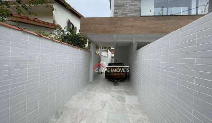 Sobrado novo com 3 dormitórios à venda, 104 m² por R$ 820.000 - Vila Belmiro - Santos/SP
