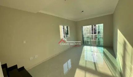 Casa nova com 3 dormitórios à venda, 134 m² por R$ 890.000 - Aparecida - Santos/SP