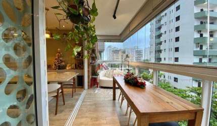 Apartamento com 3 dormitórios à venda, 159 m² por R$ 1.990.000,00 - Embaré - Santos/SP