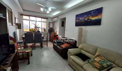 Apartamento com 2 dormitórios à venda, 80 m² por R$ 692.000,00 - José Menino - Santos/SP