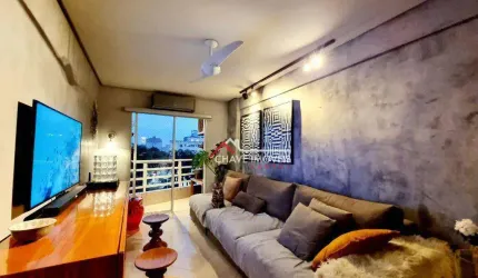 Apartamento com 2 dormitórios à venda, 63 m² por R$ 550.000,00 - Aparecida - Santos/SP